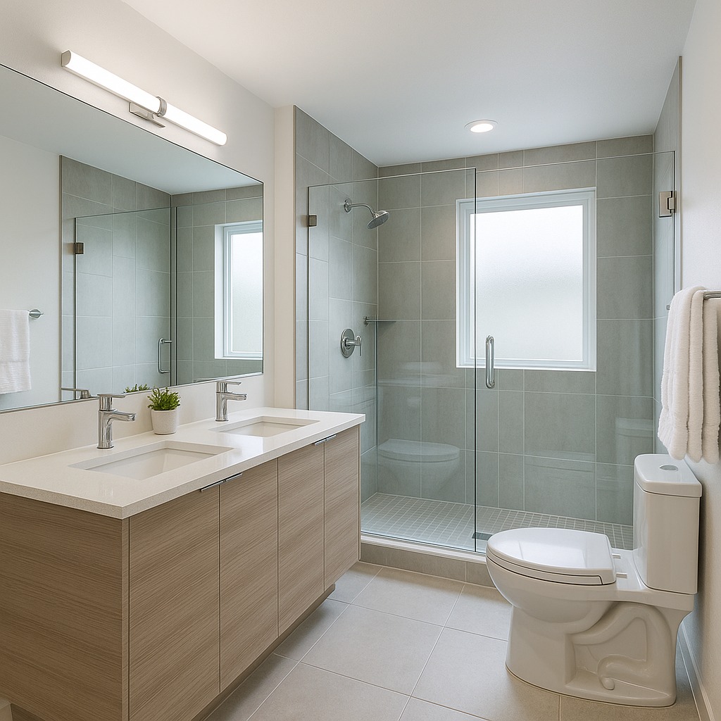 Bathroom with shower